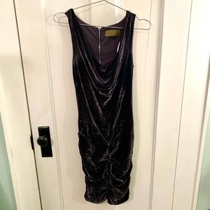 Nicole Miller silk velvet dress sz 2